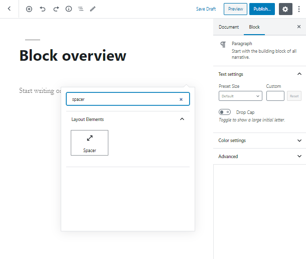 how to use spacer blocks