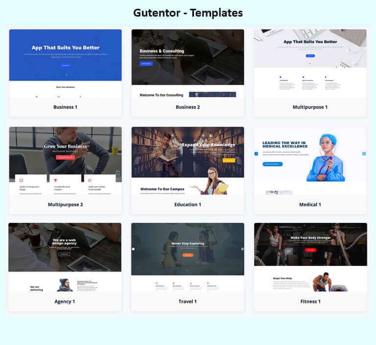 Gutentor plugin templates