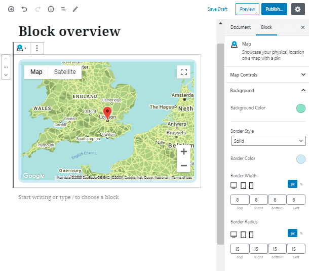 customize map