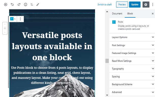 WordPress Responsive Columns in ZeGuten Section Block