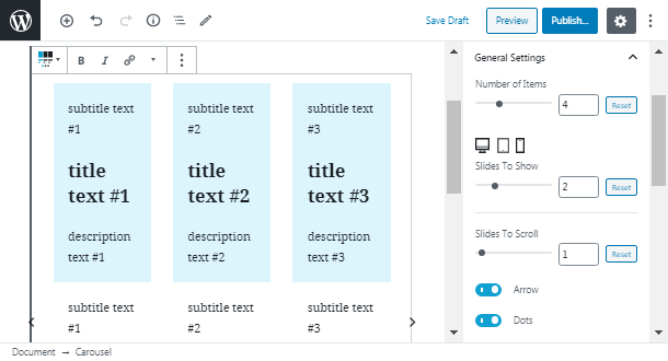 responsive image carousel