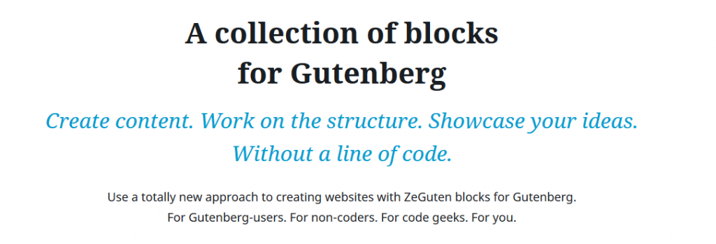 slider in Gutenberg