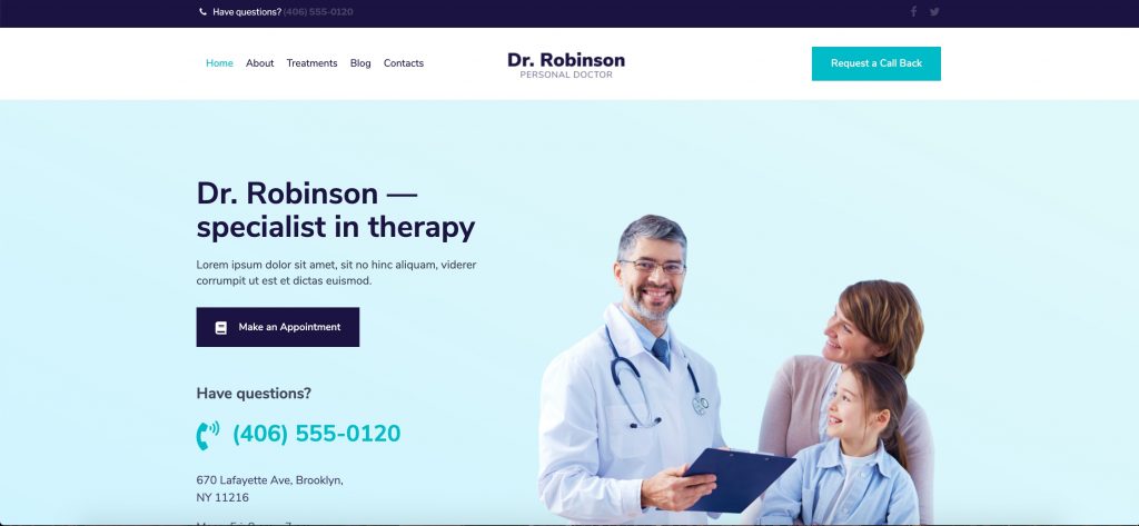 Medical WordPress Theme for Business