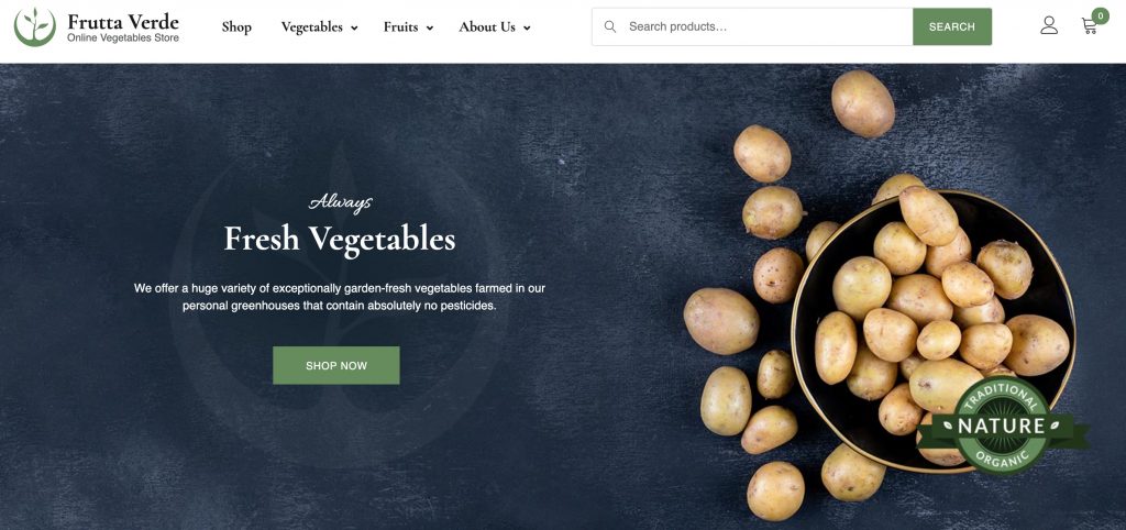 Frutta Verde WooCommerce Theme