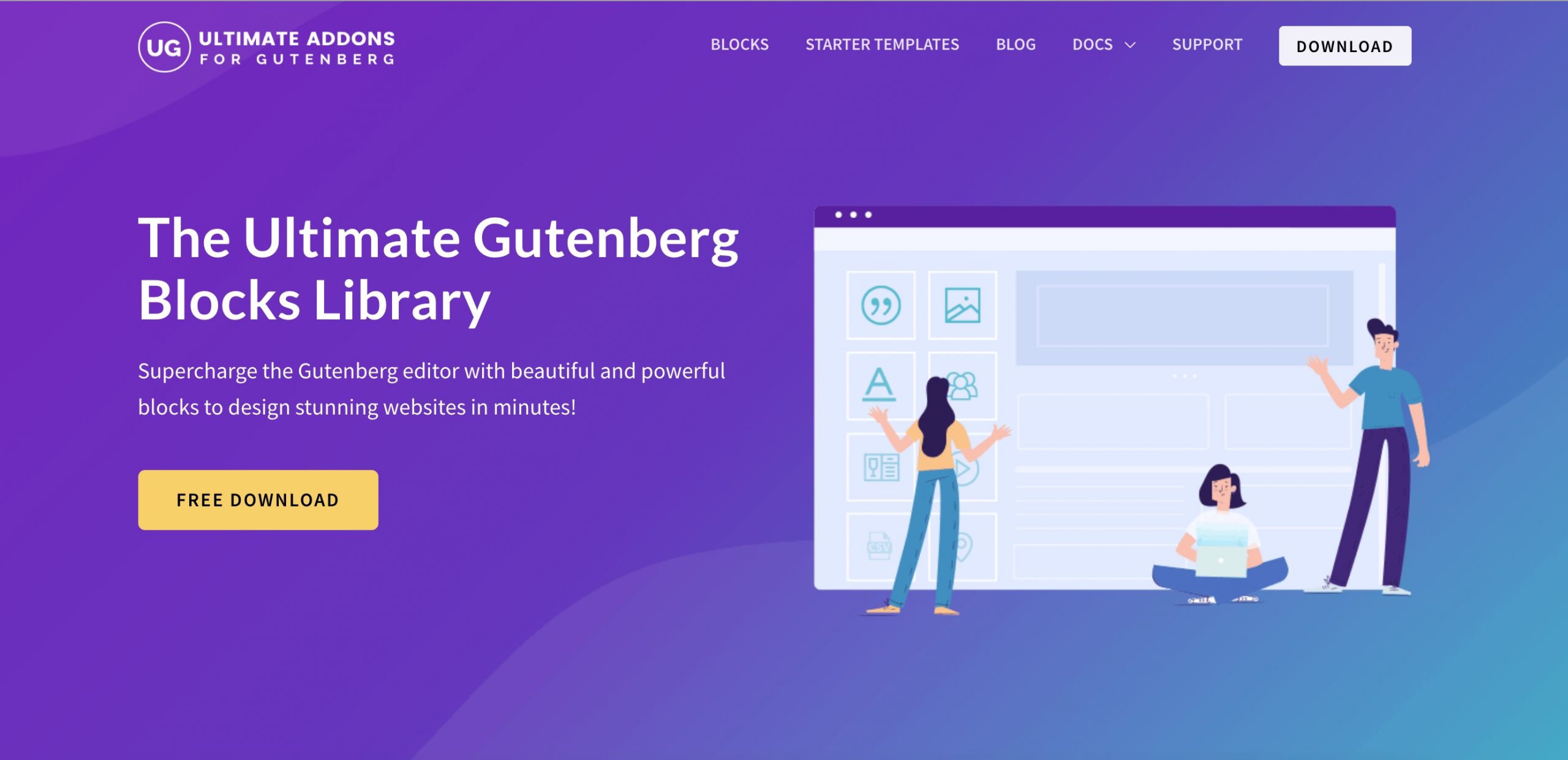 Ultimate Addons for Gutenberg editor