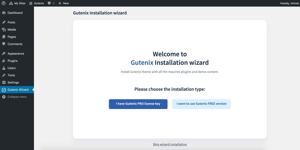 Gutenix Installation Wizard