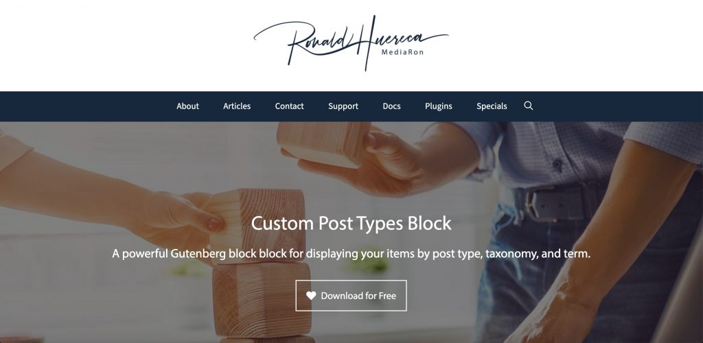 WordPress custom Post Type Plugin