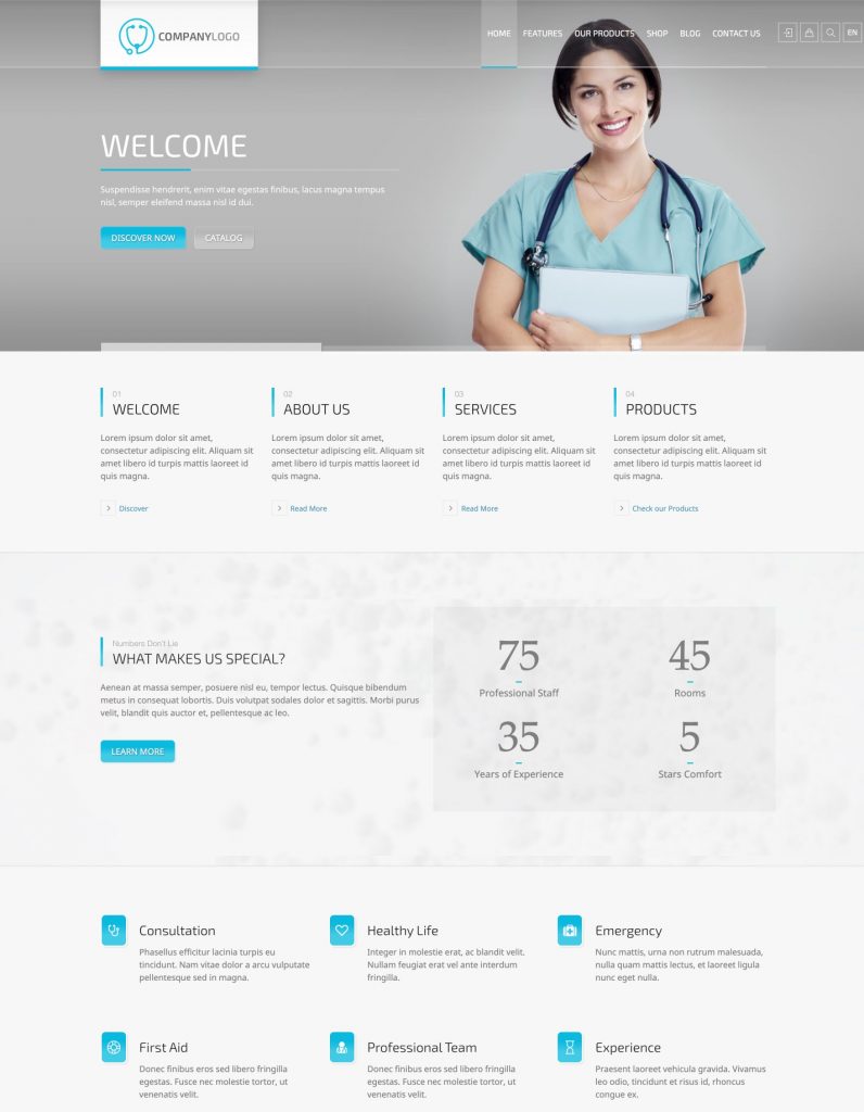 RT-Theme 20 Medical WordPress Theme