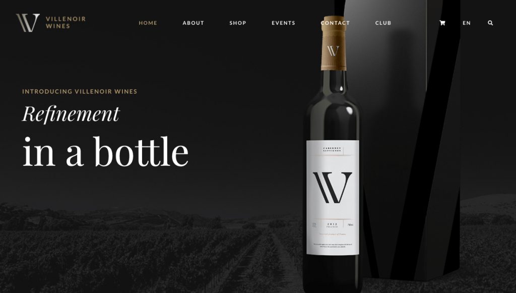 Vineyard, Winery & Wine Shop WordPress theme