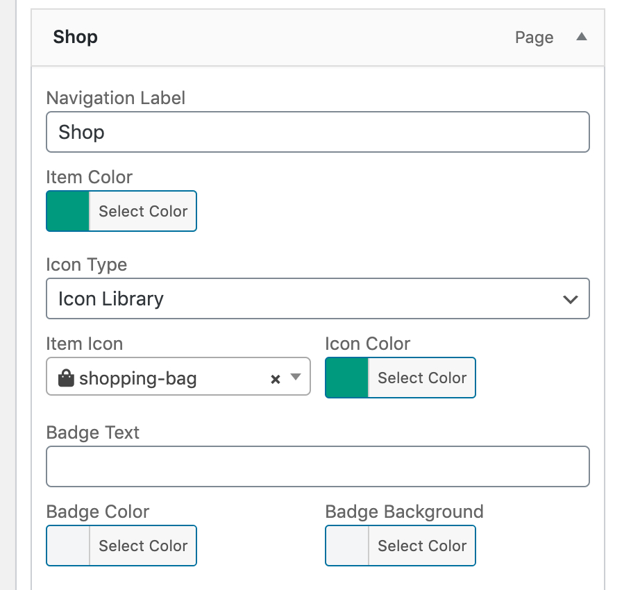 Create a stratum mega menu