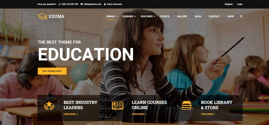 Eduma - LMS Educational Theme for Schools