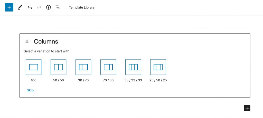 creating columns in wordpress 1