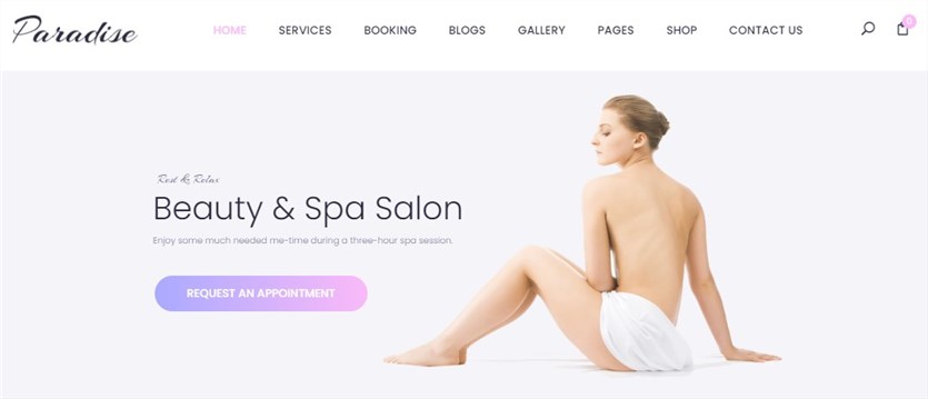 paradise theme with sofware for massage therapists 
