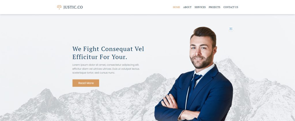 Picture of JusticCo, a responsive lawyer WordPress theme, designed & developed by Gutenix.