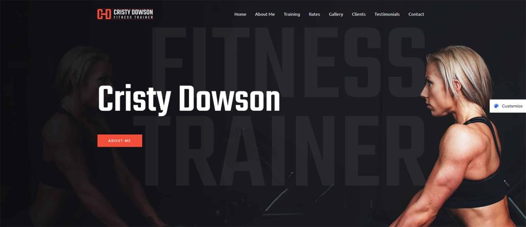 Picture of Astra, one of the best fitness WordPress themes with 8 pre-designed pages.