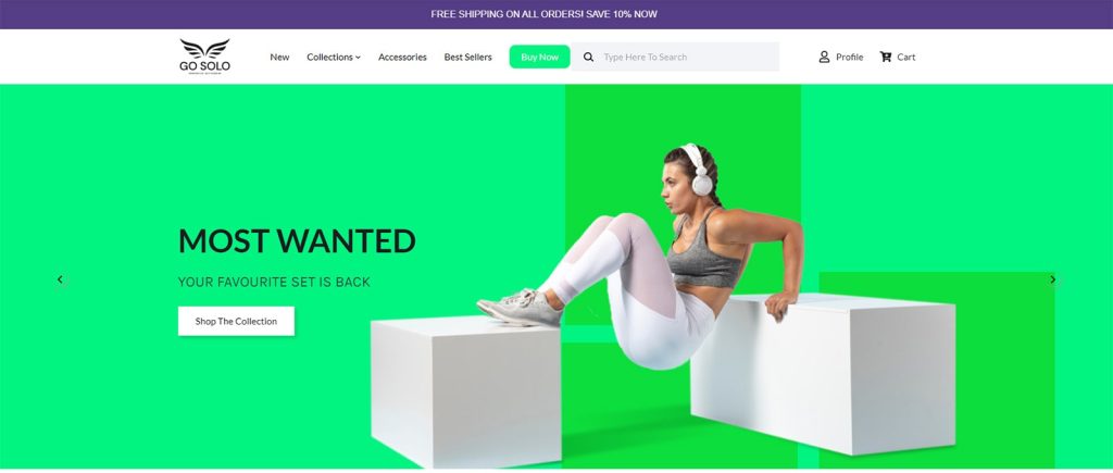 View of Fitness Blocks, one of the best fitness WordPress themes with a modern & stylish design.