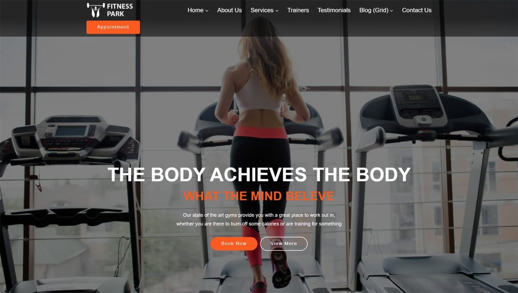 Picture of Fitness FSE, one of the WordPress themes for gyms and fitness with configurable contact forms.