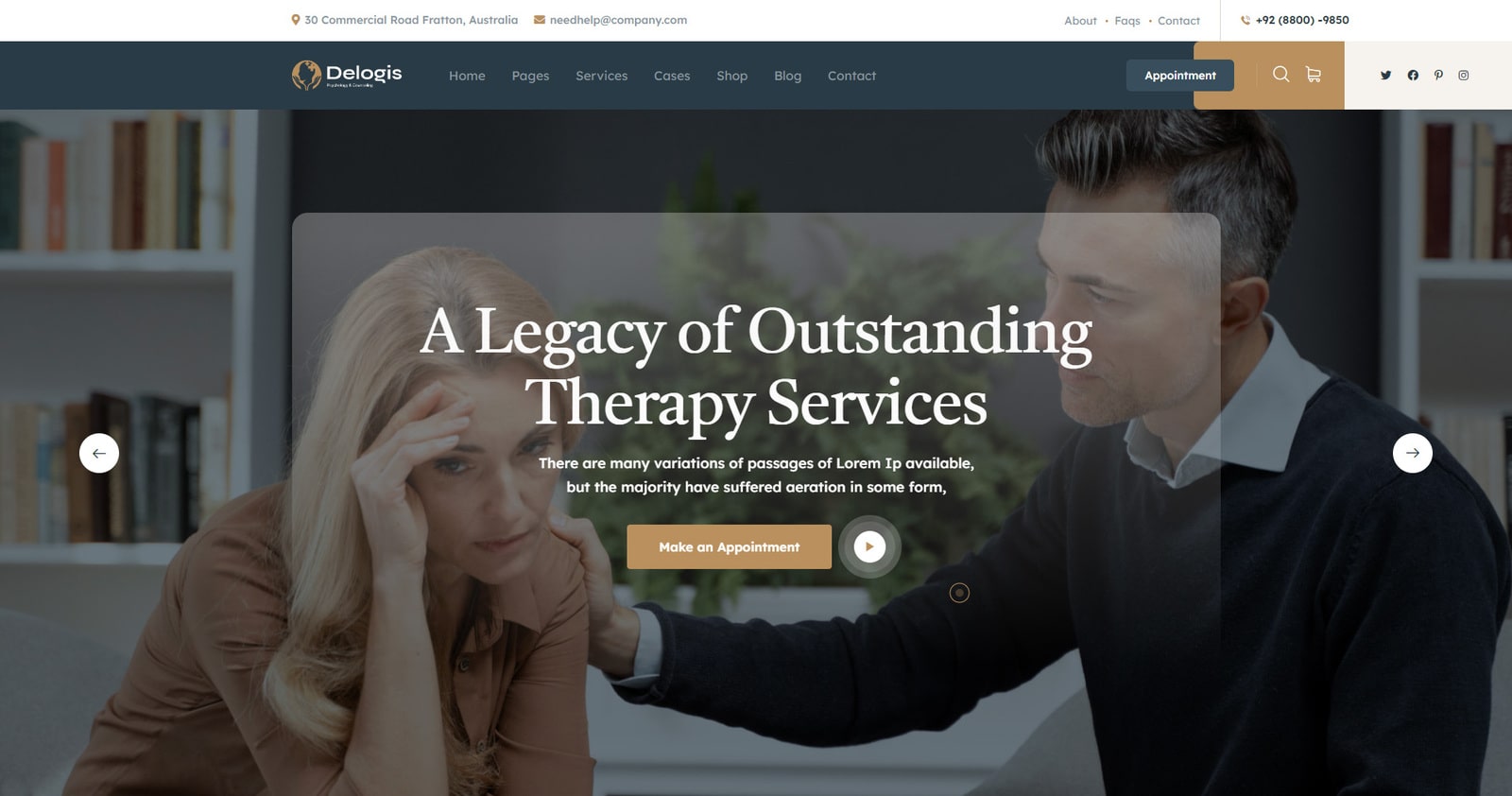 20 Top-Rated Therapist Website Examples & WordPress Themes - Gutenix