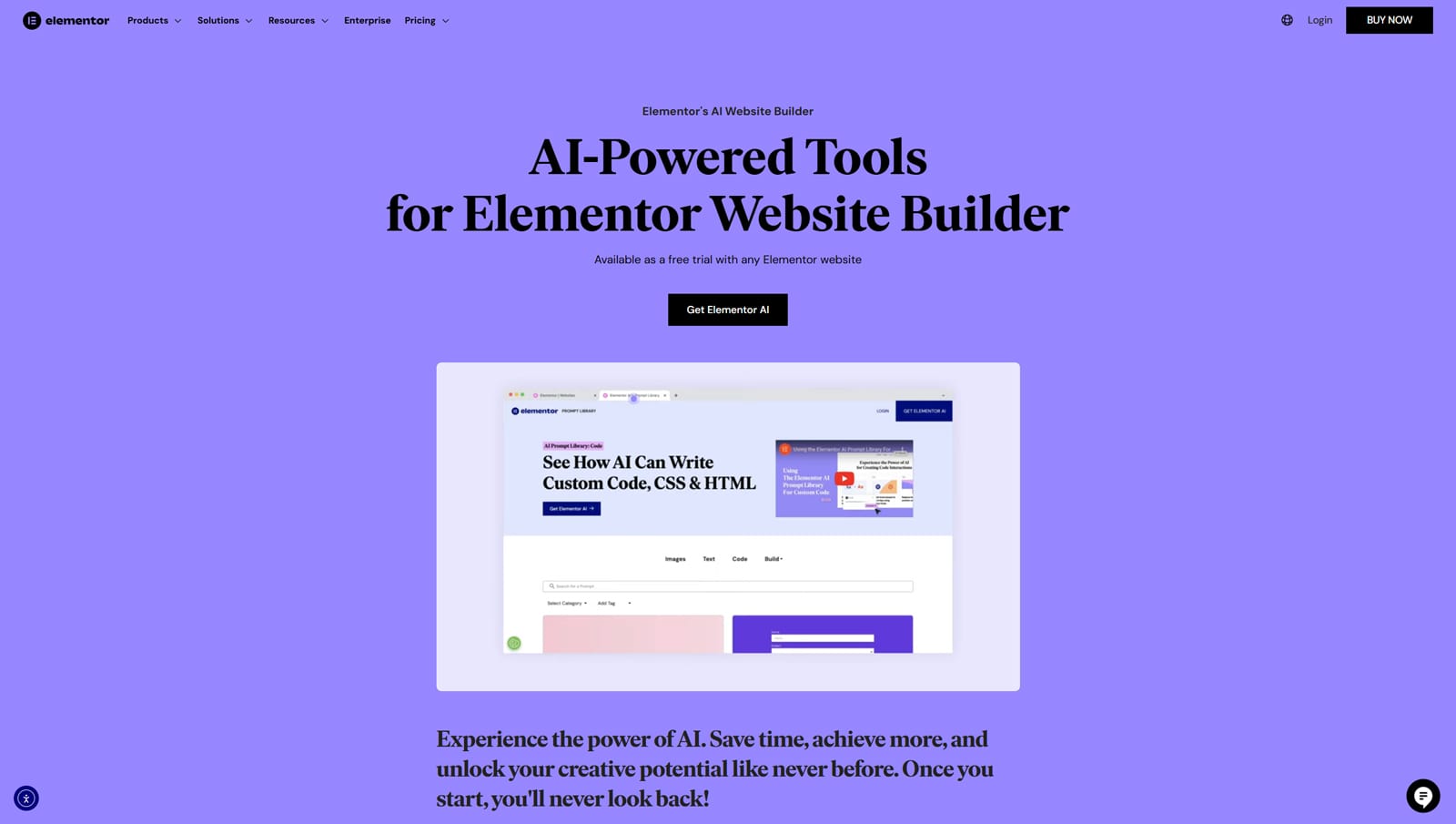 Picture of Elementor AI, one of the best AI website builders with an AI Site Planner for easy site wireframe generation.