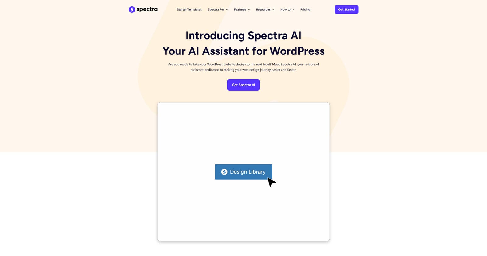 Visual of Spectra, a popular visual builder with compelling and unique content generation.