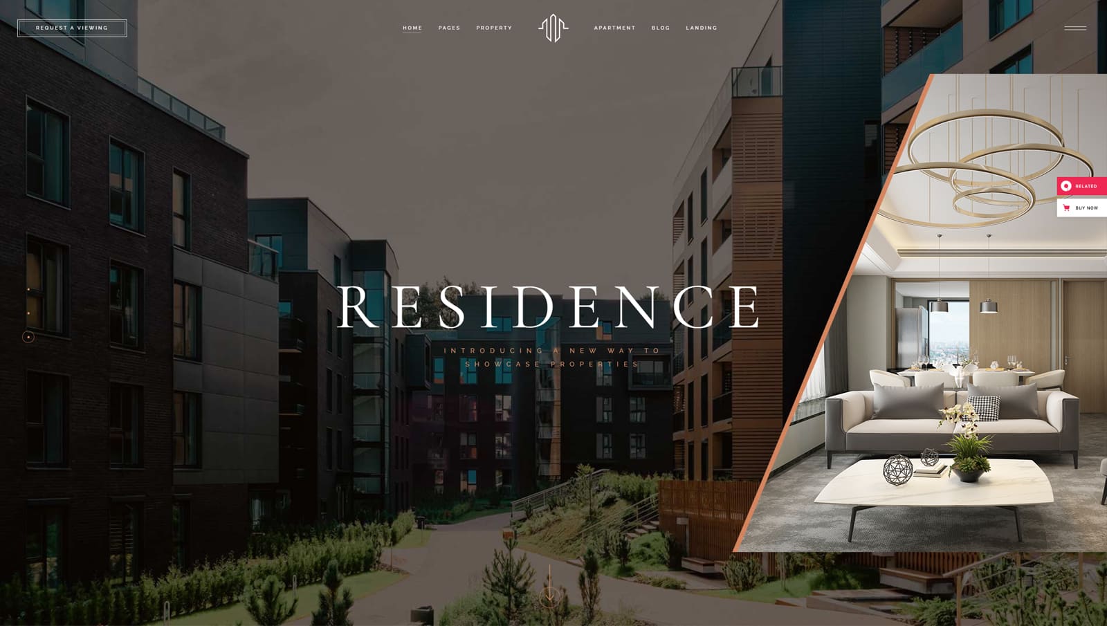 Representation of Hendon, a bestselling WordPress theme for hotels that is compatible with WPML.