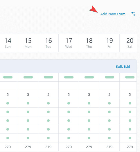 Representation of the way to access form builder in the plugin required for learning how to create a booking form in WordPress.