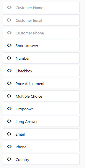 Illustration of additional fields that are useful if you are looking to learn how to create a booking form in WordPress.